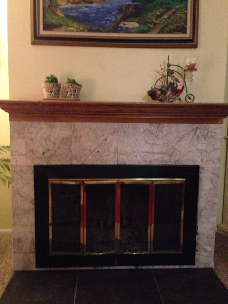 Refinished Fireplace