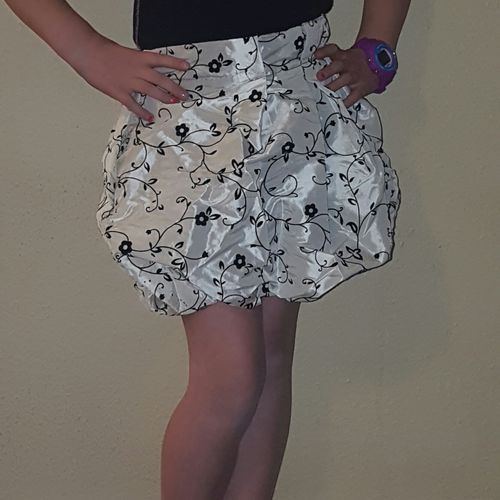 Custom winter bubble skirt