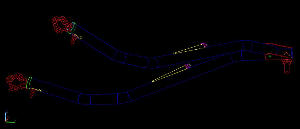 This is a universal automobile tow-bar that I desi