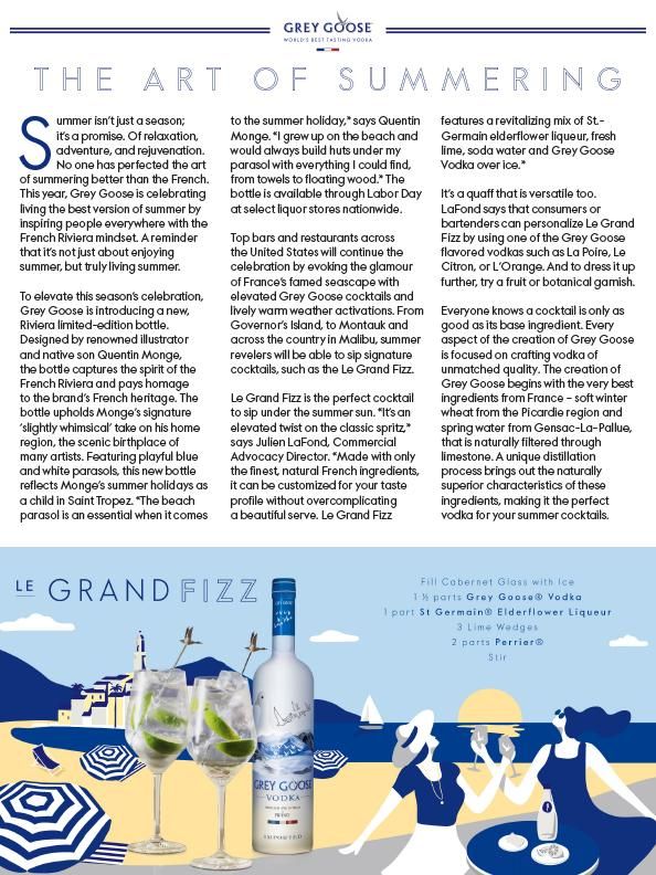 Grey Goose Advertorial
