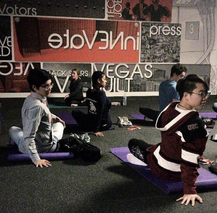 Corporate yoga at the innevation center! 