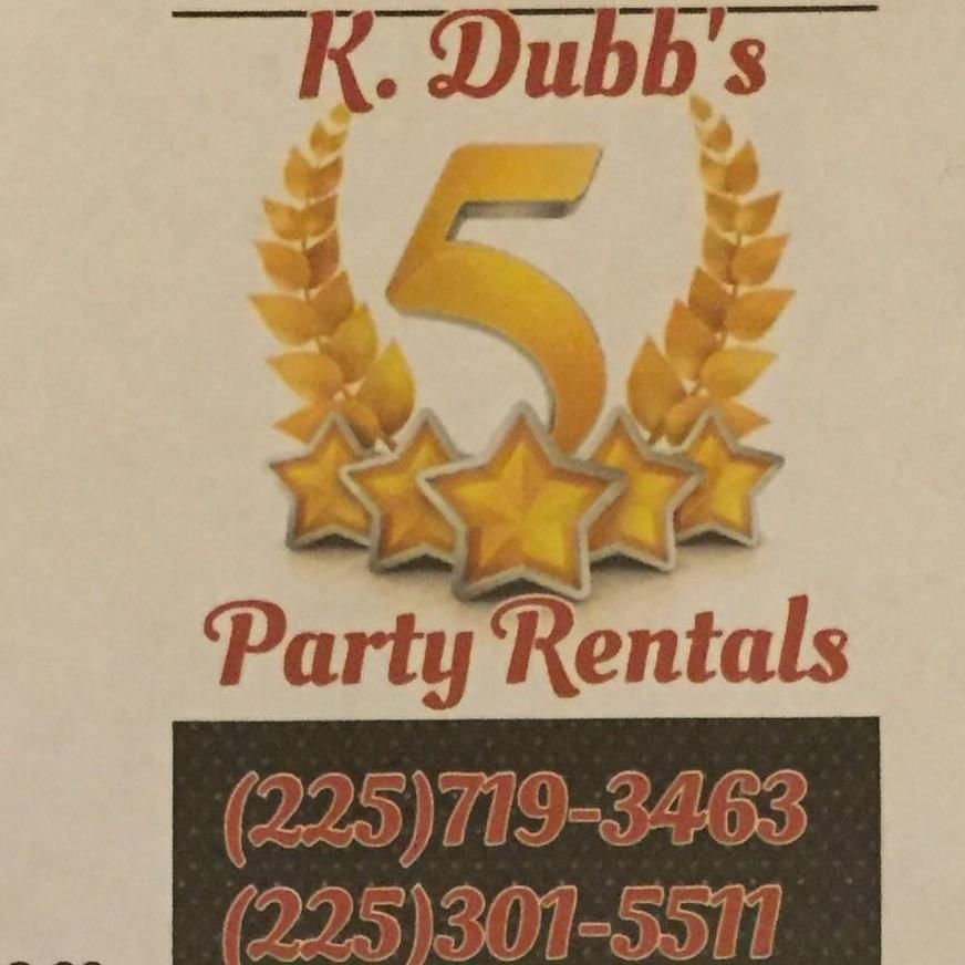 K Dubb's 5 Star Party Rentals