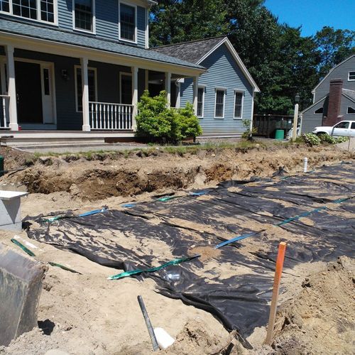 Septic system in Bridgewater, MA