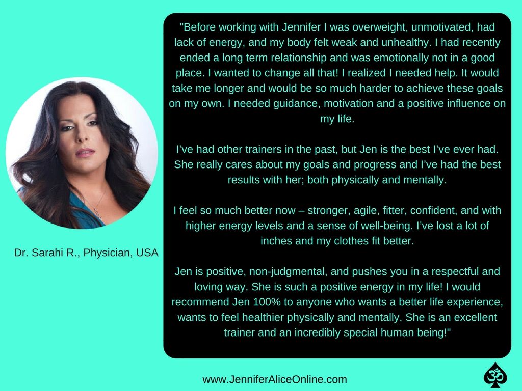 Read what my client Sarahi says.