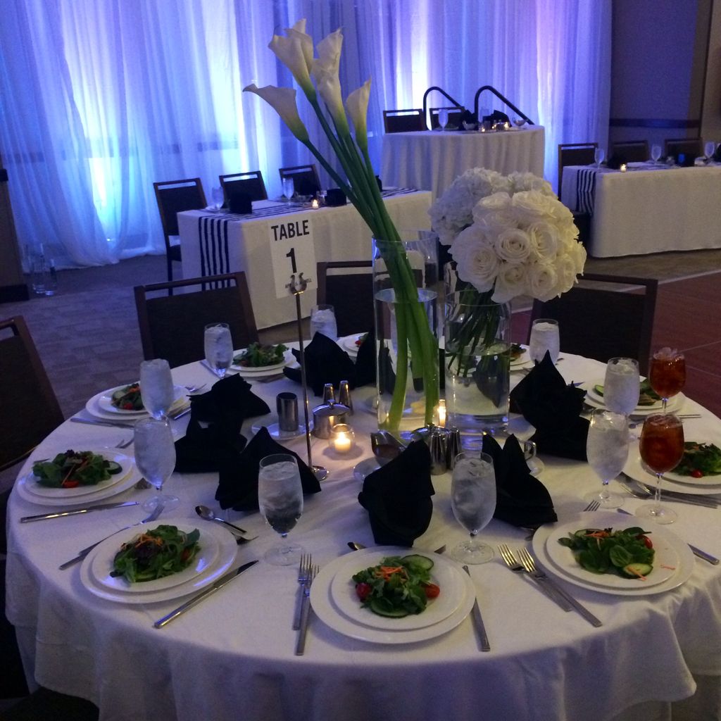 Black & White Themed Wedding at the Westin