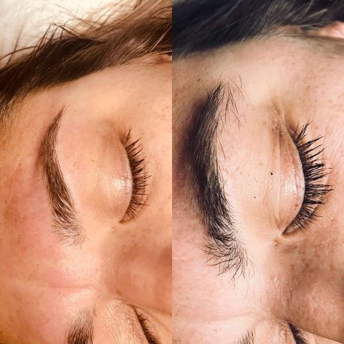Before & After Brow Wax