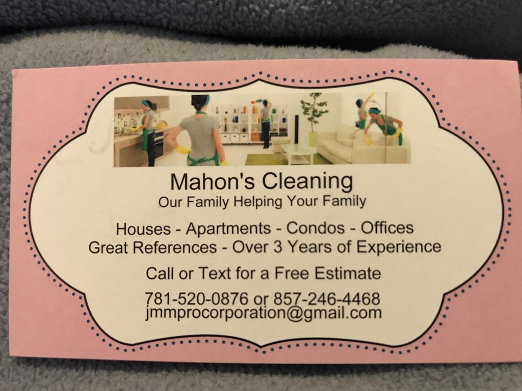 Mahon’s Cleaning
