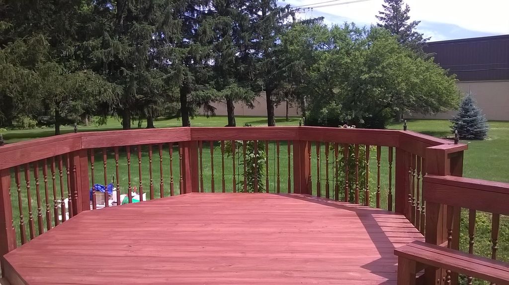 Refinished in Natural Redwood.