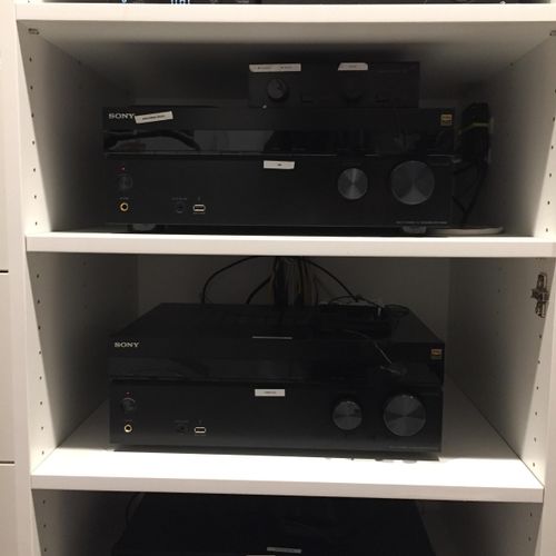 simple surround Sony shelf