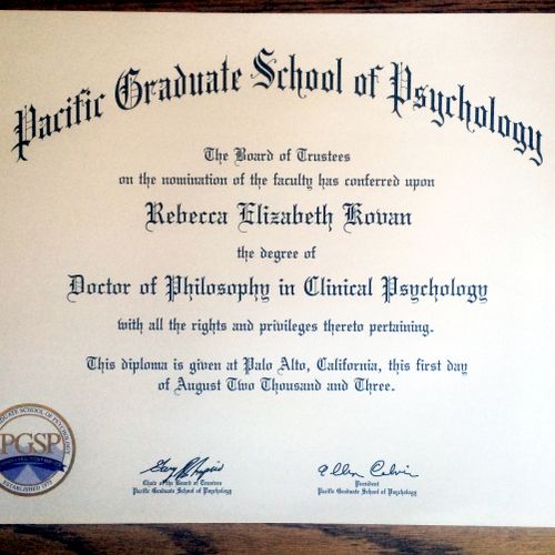 Diploma, PhD