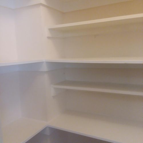 Secondary shelves for entertainment collection