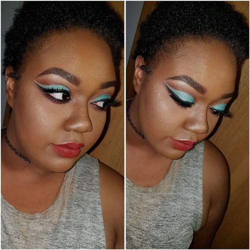Just working on cut crease! 
