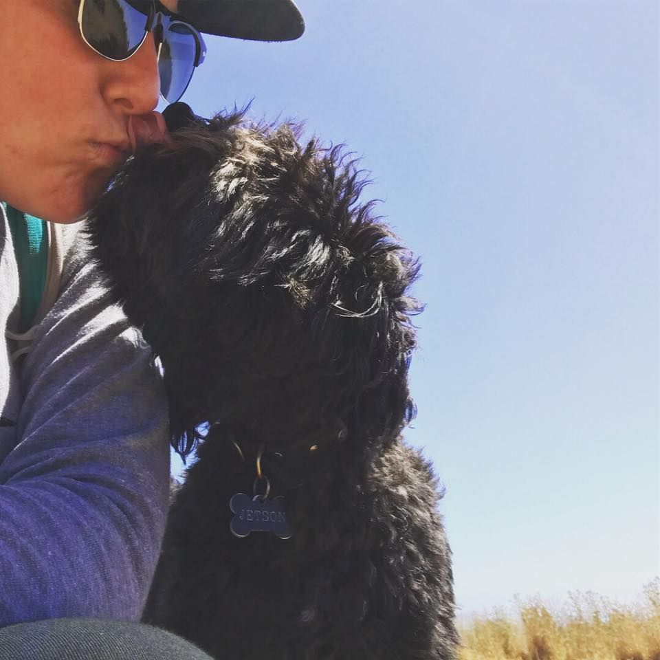 Always down for a doggie snuggle.