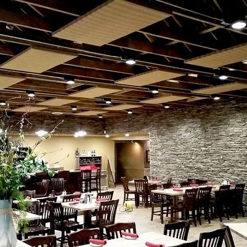 Restaurant sound and video system