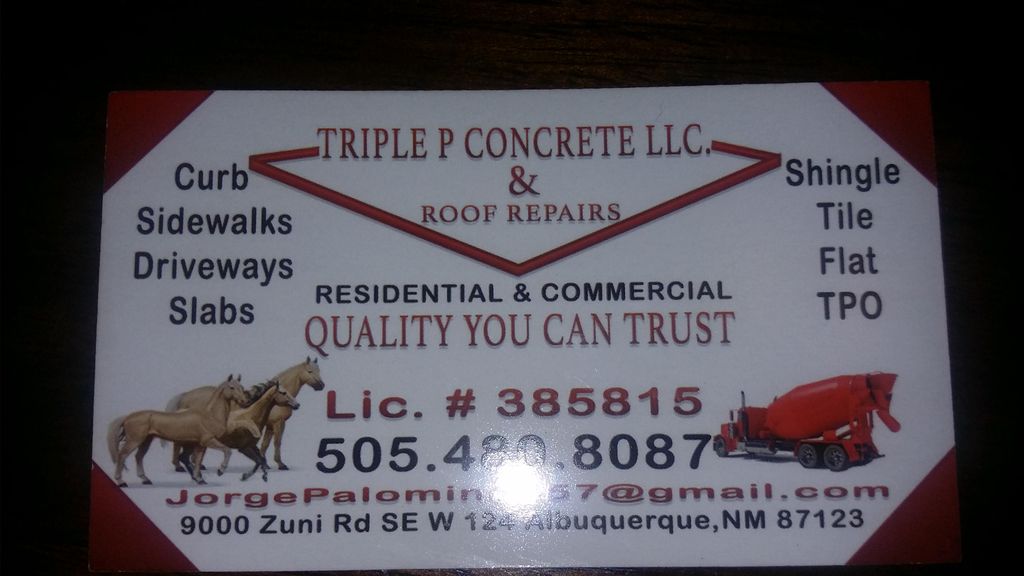 triple p roofing and concrete llc