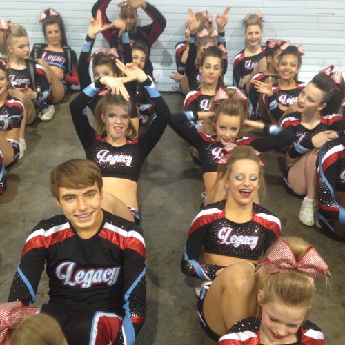 Cheer Team at competition