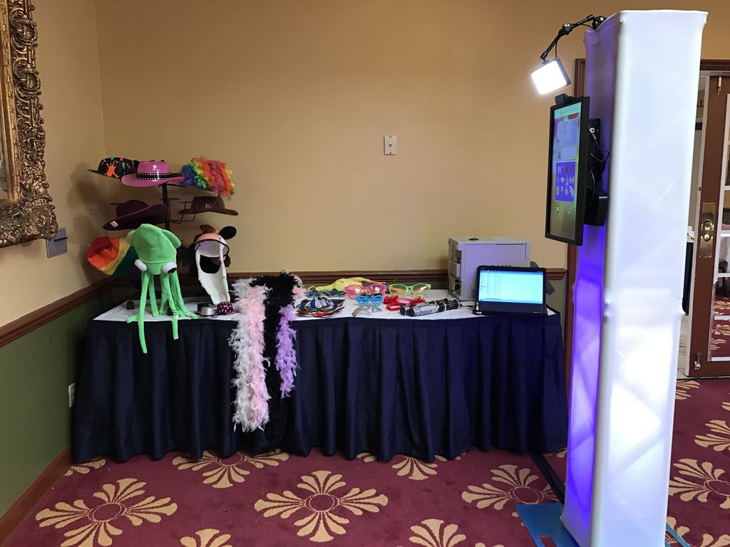 Unique Tower Lit Photobooth