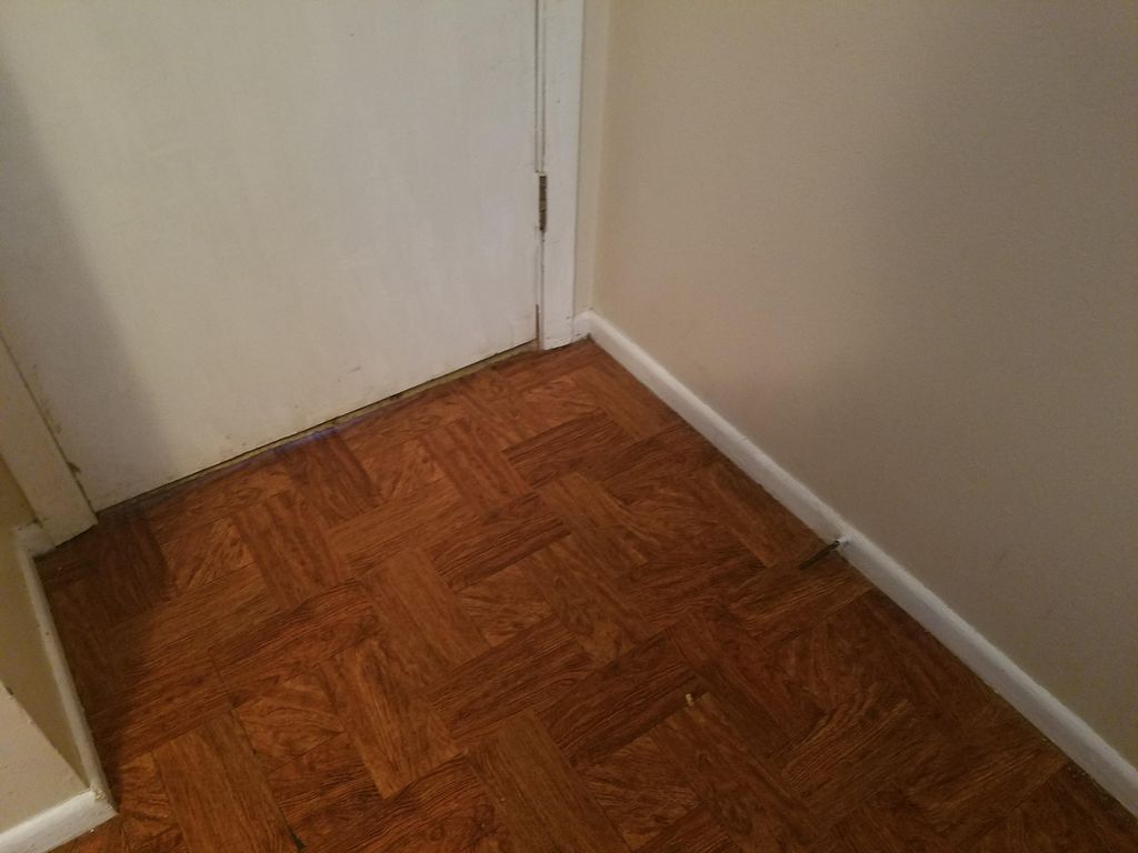 All sub-flooring had to be replaced prior to layin