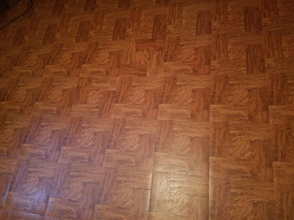 All sub-flooring had to be replaced prior to layin