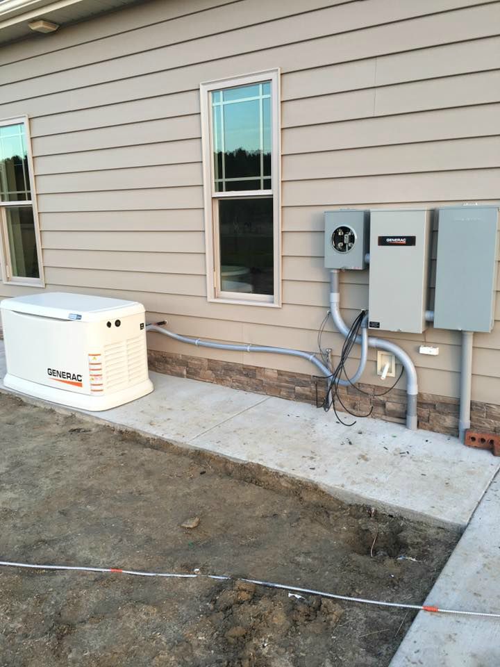Generac generator install