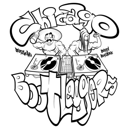 Logo for Chicago-based record label, Chicago Bootl