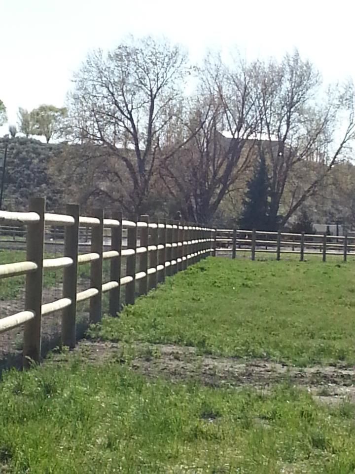 Wood post and pole fencing