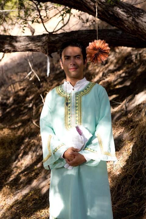 My "wizard" robe.  :)  Here I am in Ojai, CA offic