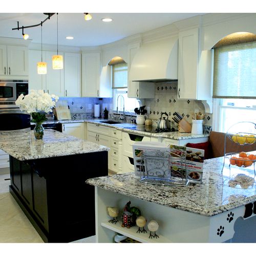 This beautiful Transitional style kitchen was cust