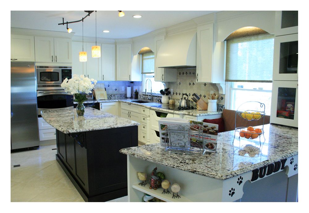 This beautiful Transitional style kitchen was cust
