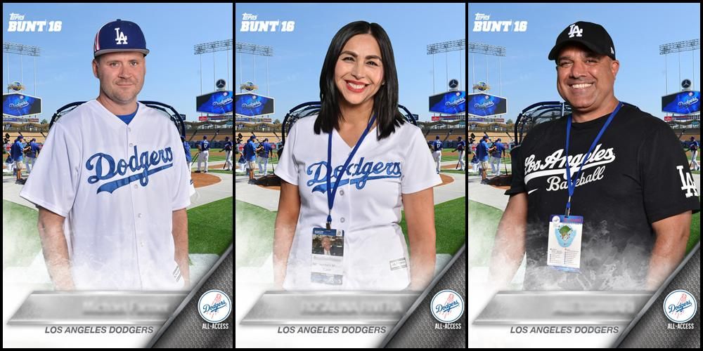 Topps photo booth at Dodgers All Access Party