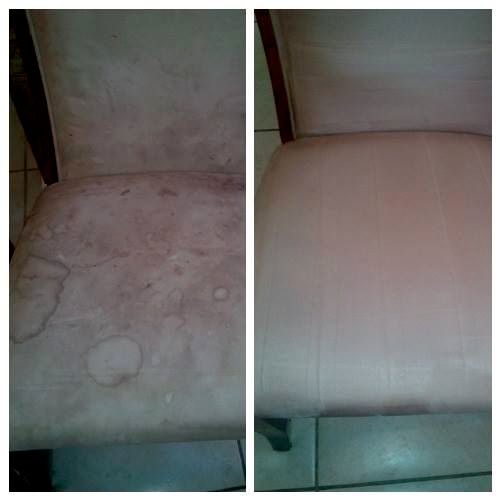Upholstery cleaned by La Chicana Carpet Cleaners b