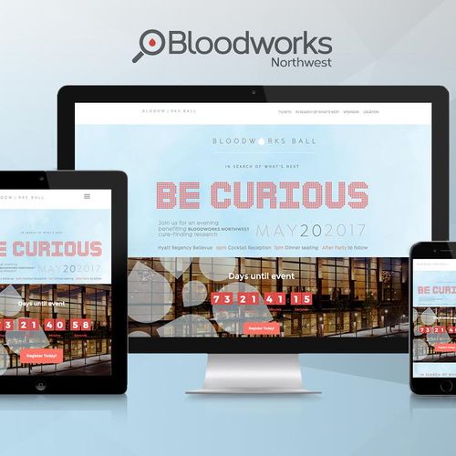 Another web design for BloodworksNW.