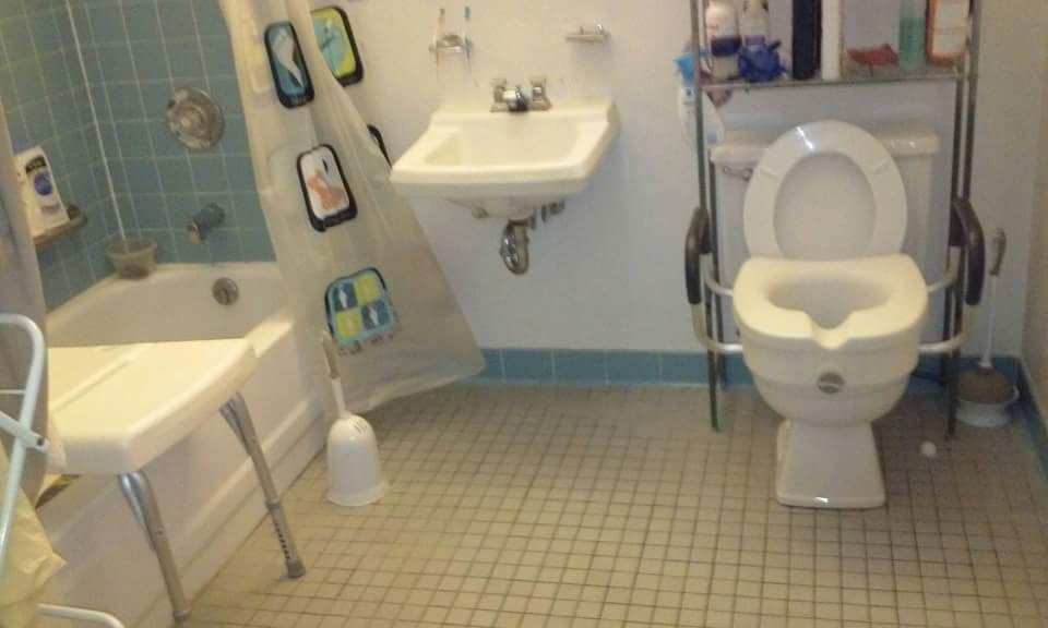 Bathroom after cleaning