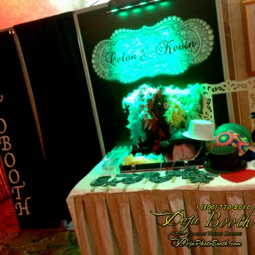 Custom Booth with our LED Lighting