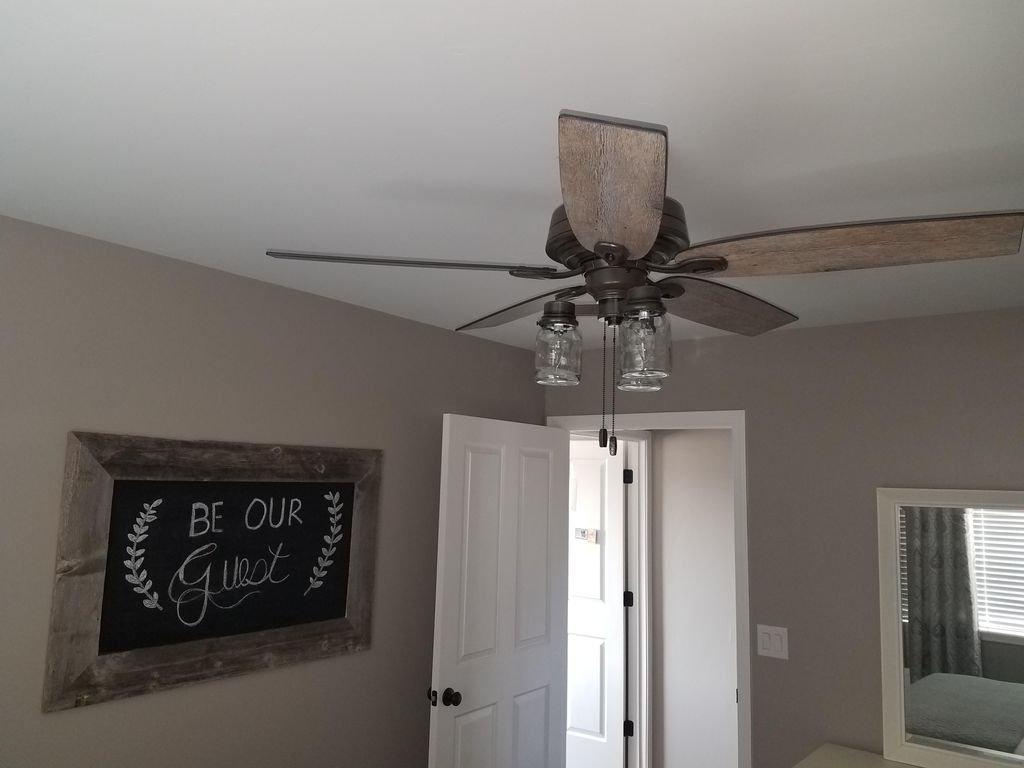 Ceiling fan installation 