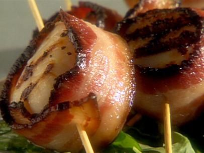 Bacon wrapped  scallops