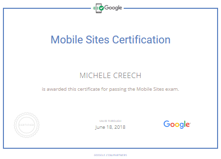 Mobile Sites Certified