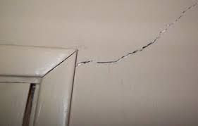 cracks near doors or windows, could be a serious i