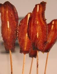 Candied Bacon Lollipops!