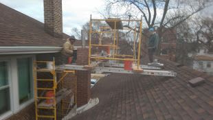 73rd and Euclid
chimney rebuilt and stainless stee