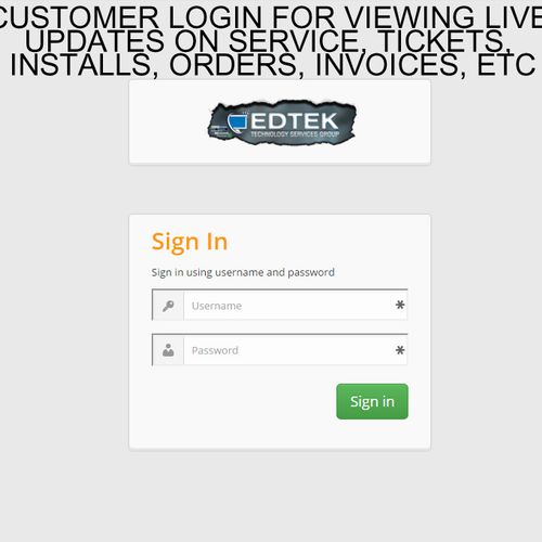 Edtek's Client Access portal available as free ser