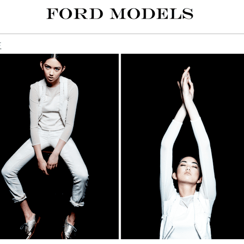Test shoot for Ford Models' Skye Daru. 2013