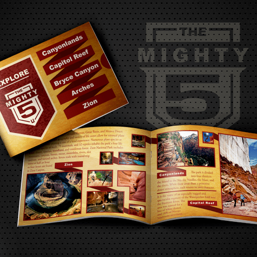 Utah Mighty Five National Park Brochure