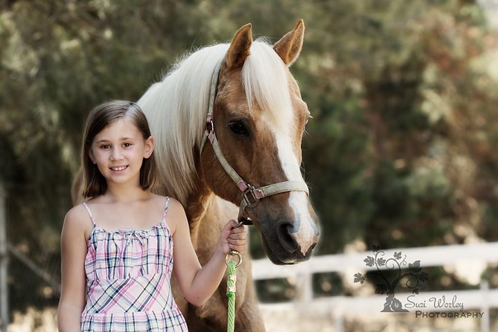 The first time around horses, and this sweetheart 
