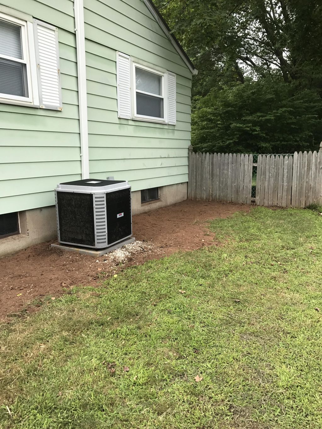 Flower bed clean out after