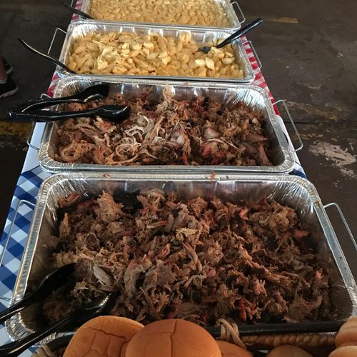 Pulled Pork on the buffet