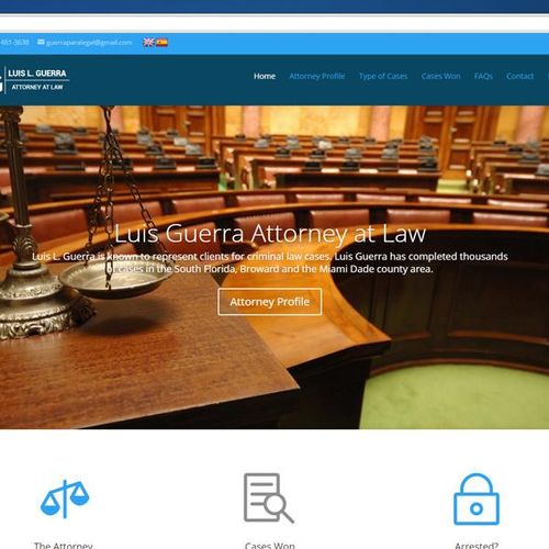 Website Completed - Luis Guerra Criminal Attorney