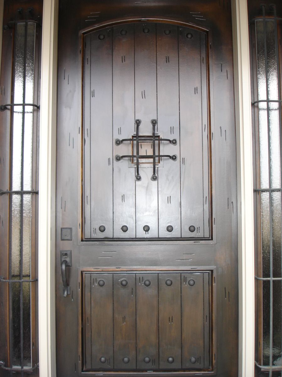 Refinishing and Staining Exterior Door