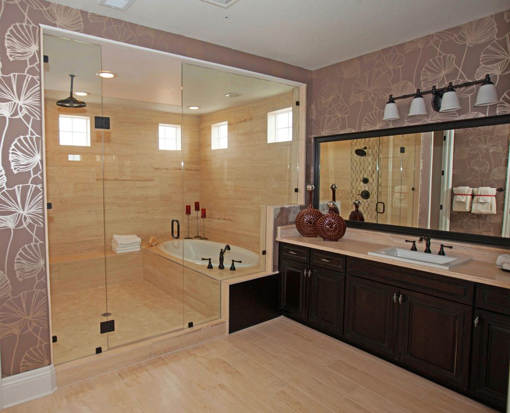 Glass and tub glass enclosures.