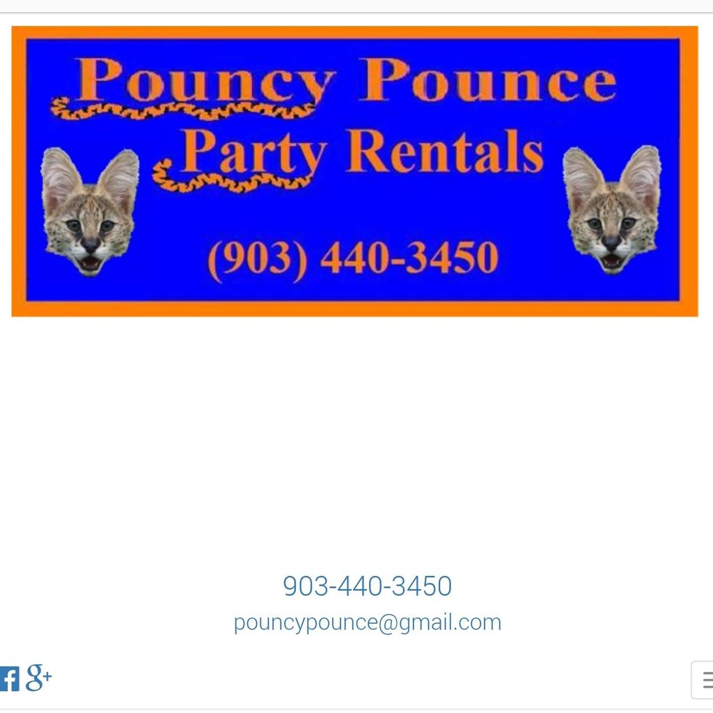 Pouncy Pounce Party Rentals